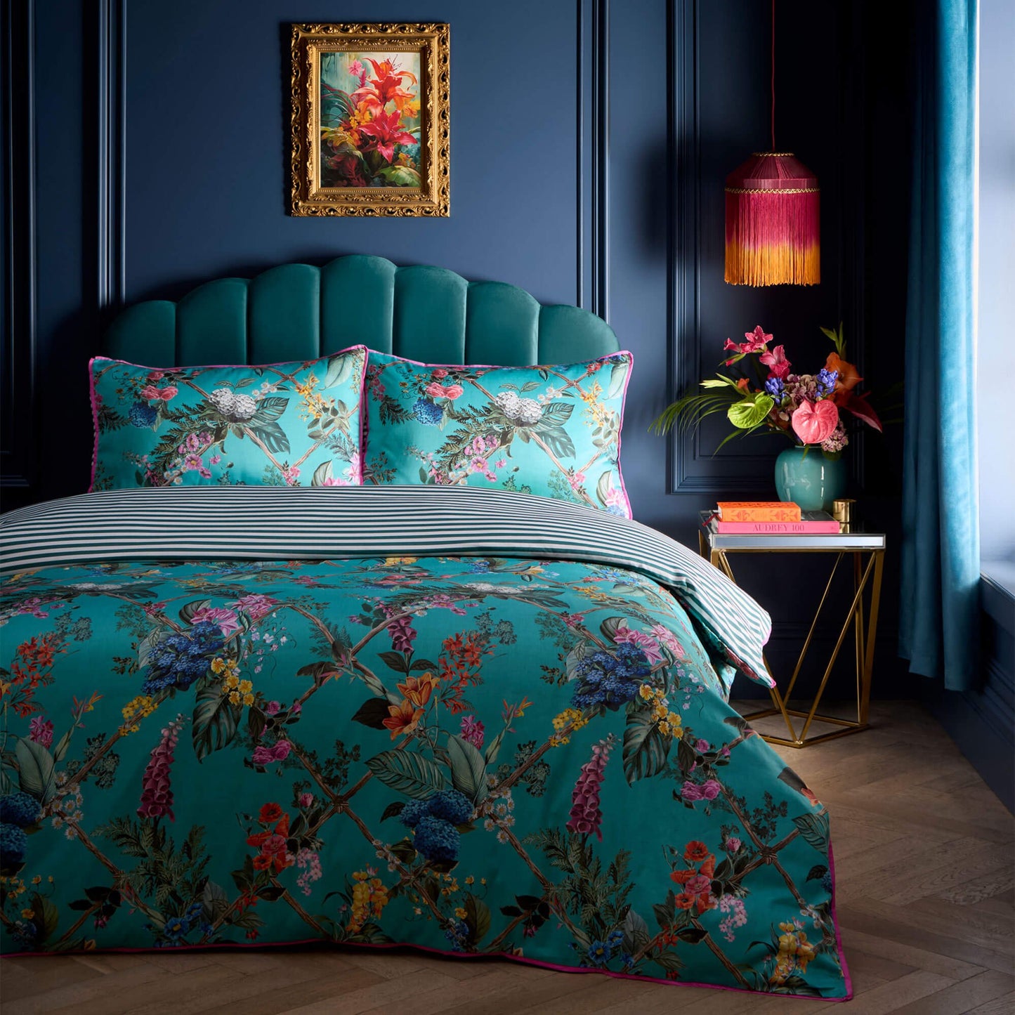 Cotswold 100 % Cotton Duvet Set - Teal