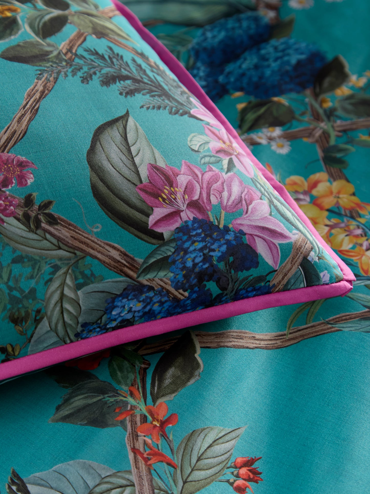 Cotswold 100 % Cotton Duvet Set - Teal