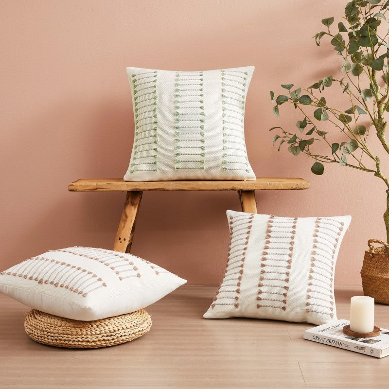 Boho Cushion Formentera- Green