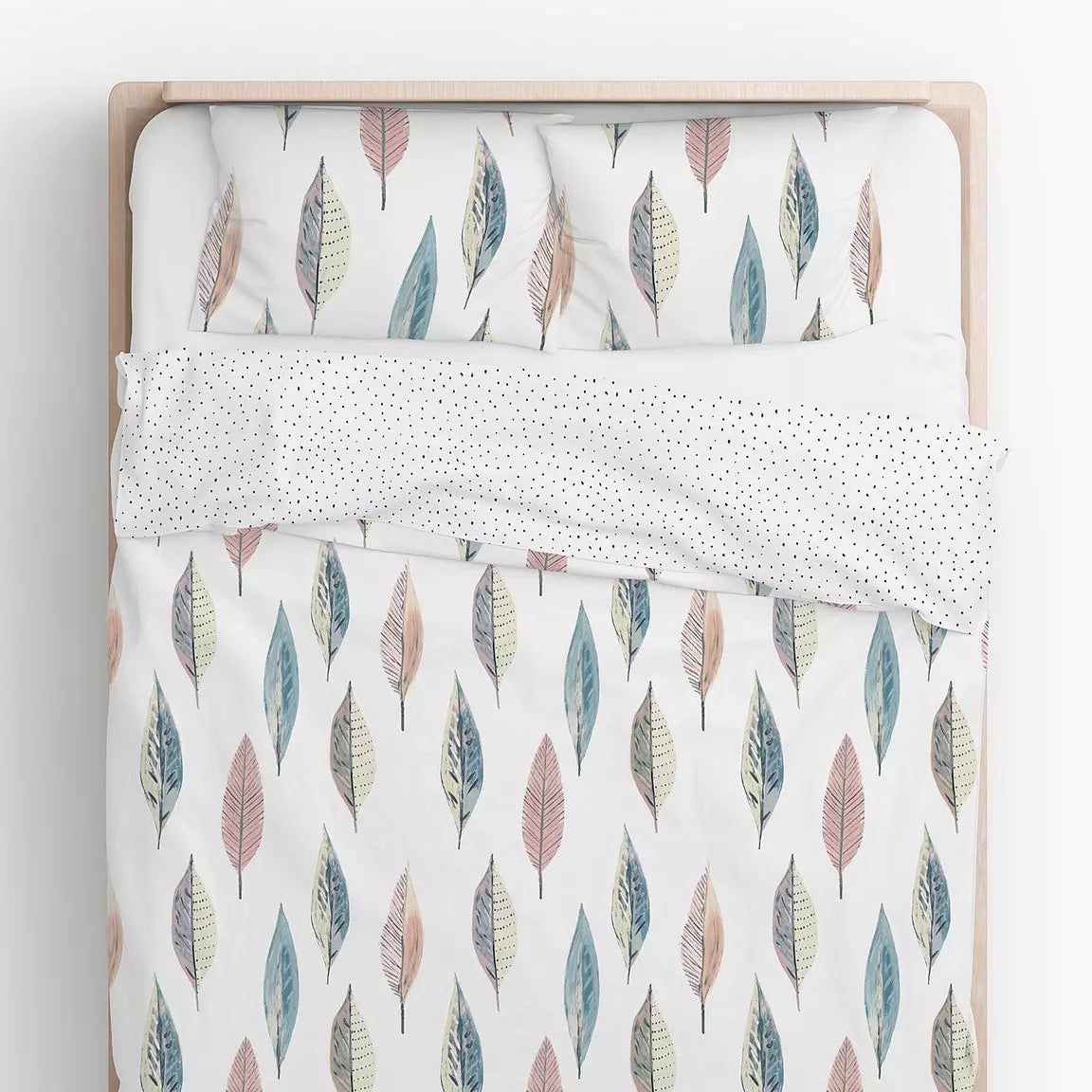 Skandi Leaf Duvet Set, Multi SALE !