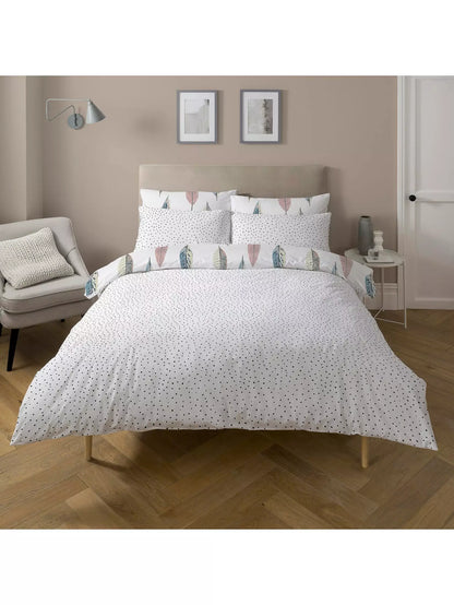 Skandi Leaf Duvet Set, Multi