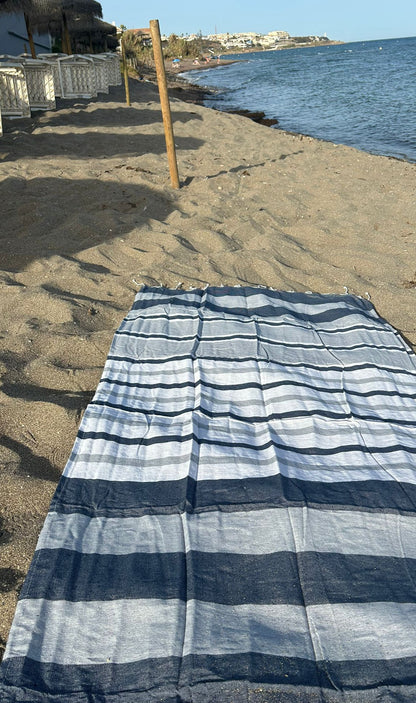 Cotton Rich Beach Blankets, Assorted Colours - Special Offer
