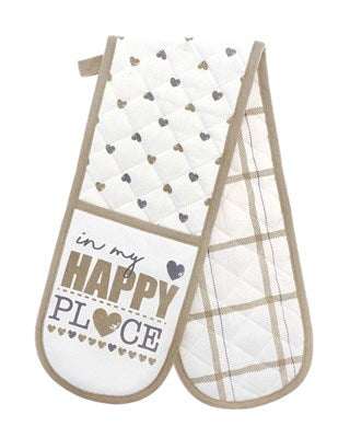My Happy Place Double Oven Glove