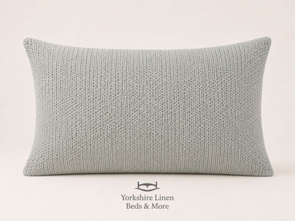 Honey Comb 100 % Cotton  Bedspread - Duck Egg Blue