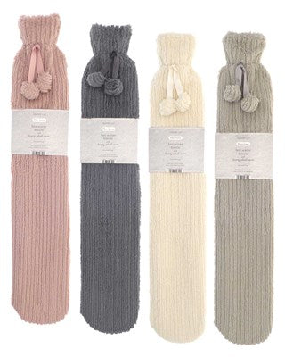 Super Soft , Jacquard Stripe Long Water Hot Water Bottles