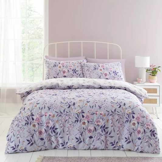 Isabella Floral Reversible Duvet Set