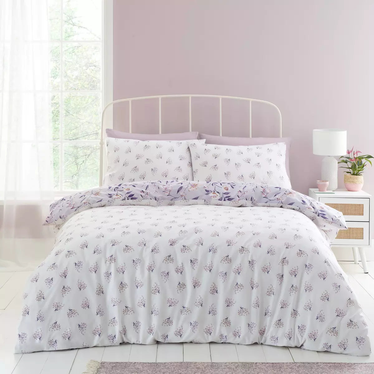 Isabella Floral Reversible Duvet Set