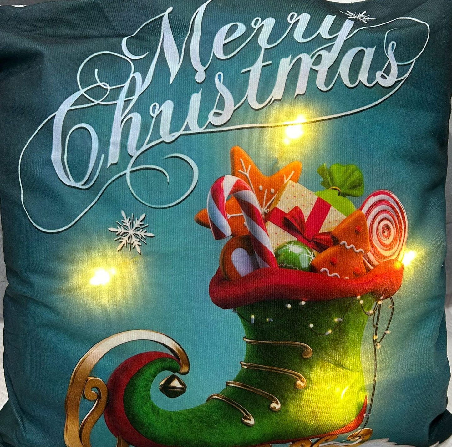 Festive LED Christmas Cushion Range, Gnomemas SPECIAL OFFER !