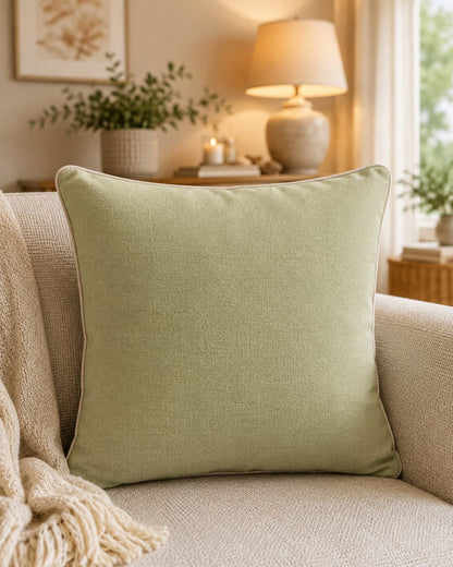Linen Jungle Cushion - Multi