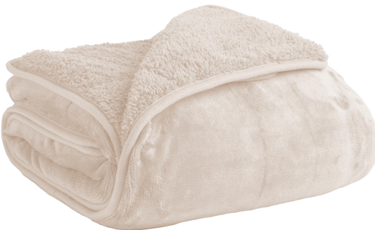 Value Supersoft Sherpa Fleece - Natural