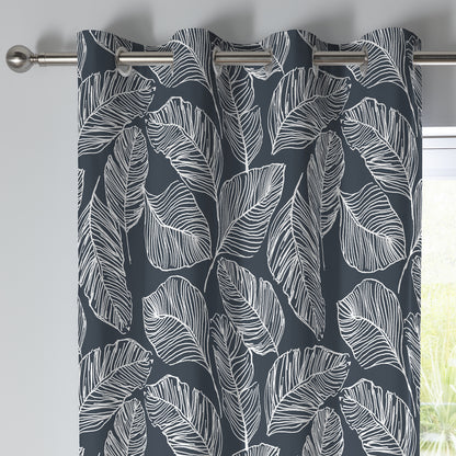 Mateus Ring Top Curtains, Navy- Final Reduction