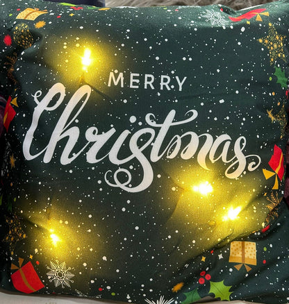 Festive LED Christmas Cushion Range, Gnomemas SPECIAL OFFER !