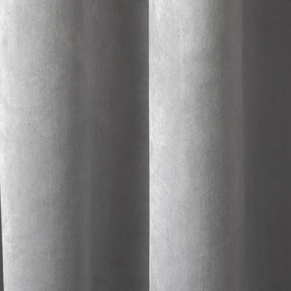 Montrose Black Out Curtains by Laurence Llewelyn- Bowen - Silver