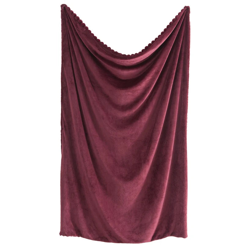 Morris Burgundy Cushion & Throw