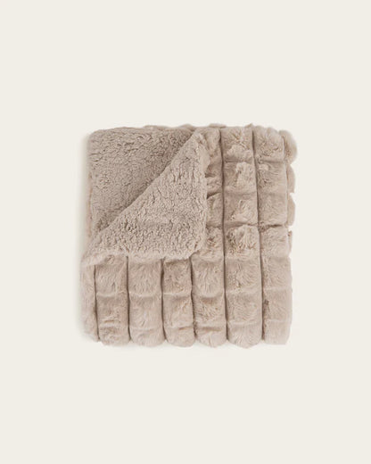 Odesa Sherpa Fur Throw - Various Colours