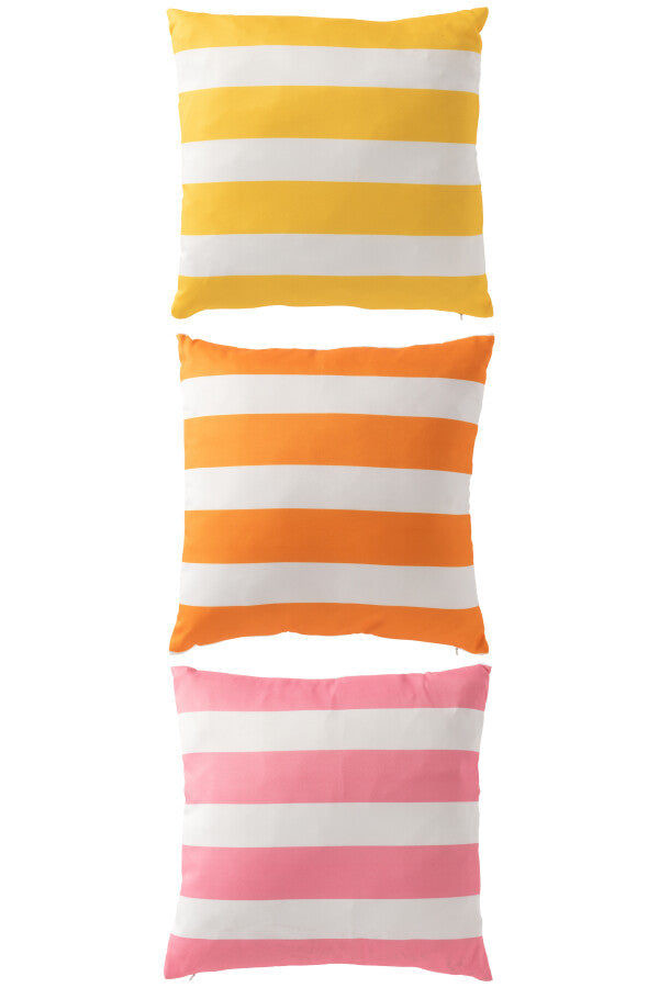 Outdoor Striped 45 x 45 cm Cushions - Various