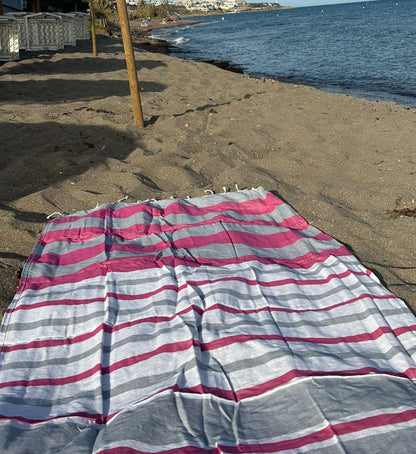 Cotton Rich Beach Blankets, Assorted Colours - Special Offer