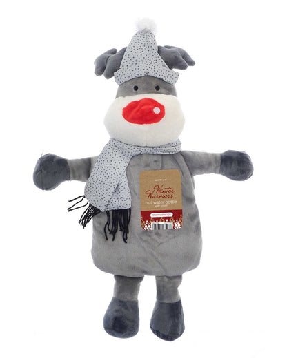Winter Friends Hot Water Bottle- Assorted Designs-Special Xmas Offer