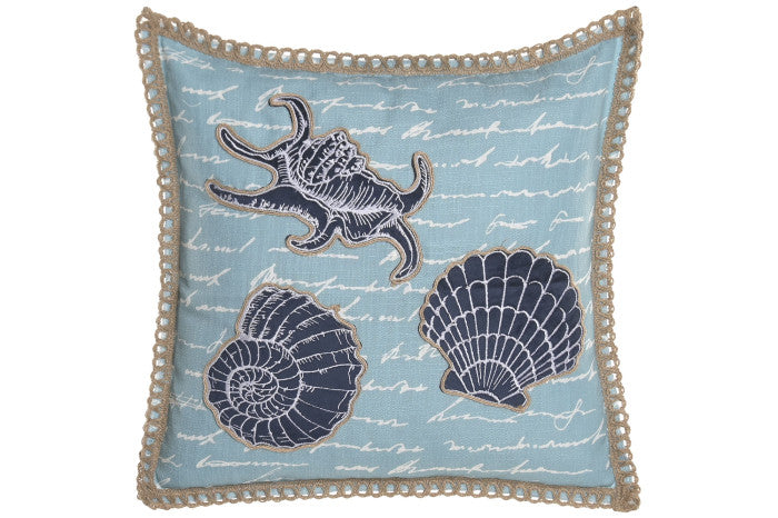 Beach Vibes Cushion  - Three Blue Shell