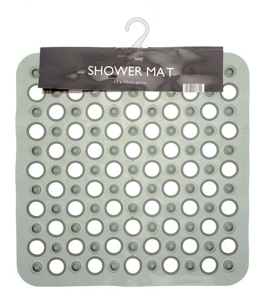 Retro Transparent Non- Slip Shower Mats - Assorted