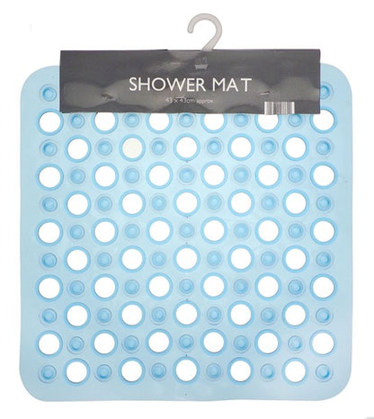 Retro Transparent Non- Slip Shower Mats - Assorted