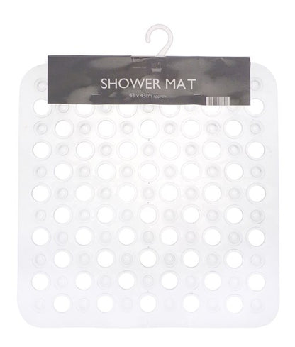 Retro Transparent Non- Slip Shower Mats - Assorted
