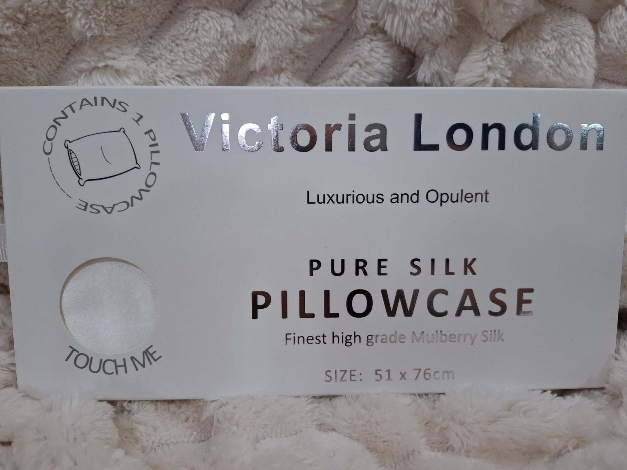 Luxurious Mulberry Silk Pillowcase, Ivory -Two for 50 € OFFER !