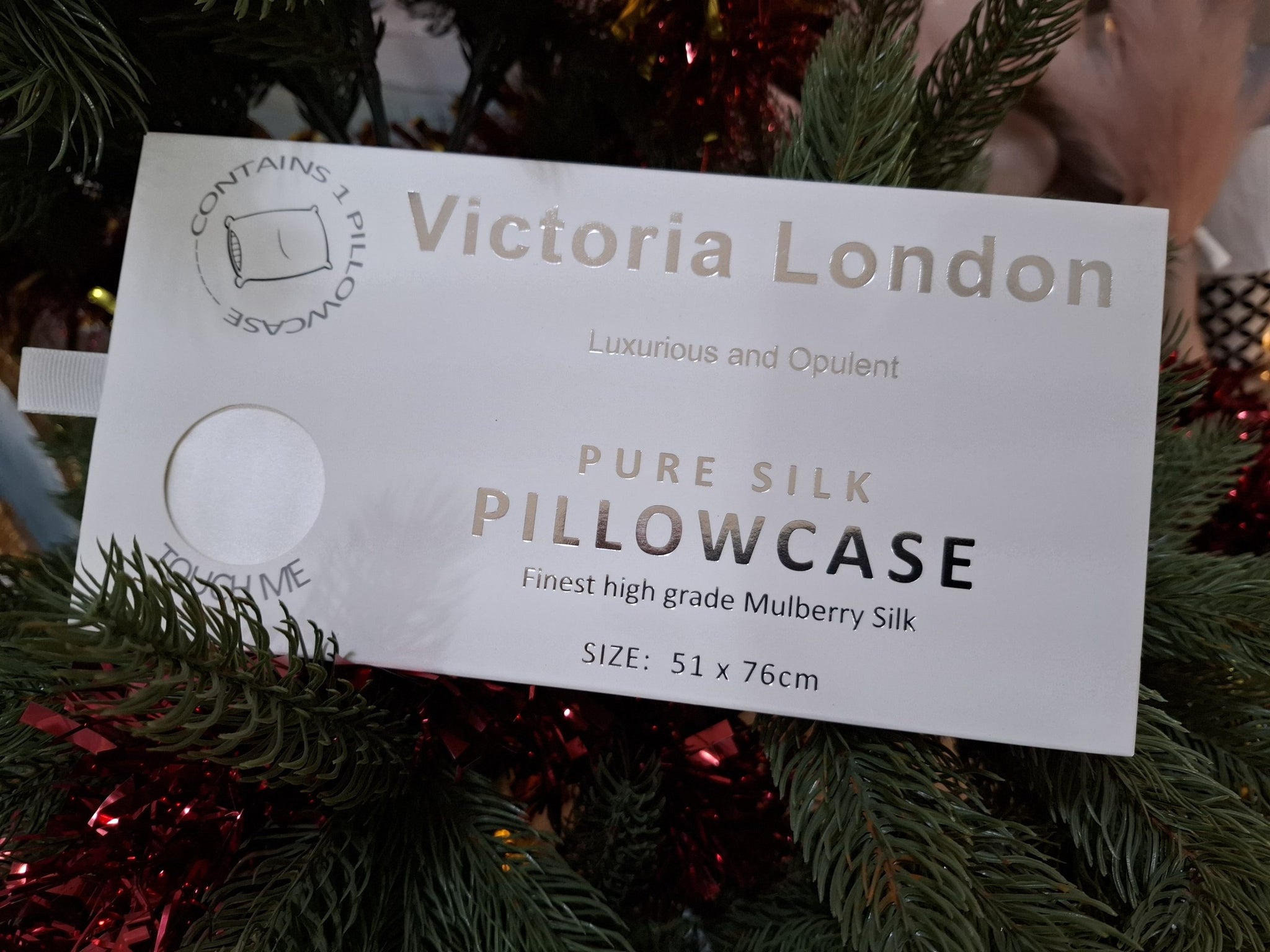 Luxurious Mulberry Silk Pillowcase, Ivory -Two for 50 € OFFER !