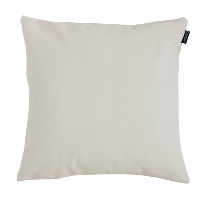 Faux Leather Cushions, White