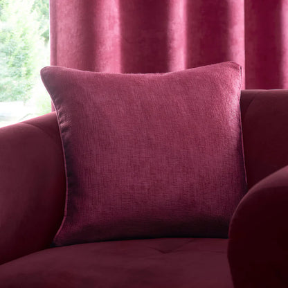 Stratus Ring Top Dim Out Curtains, Wine