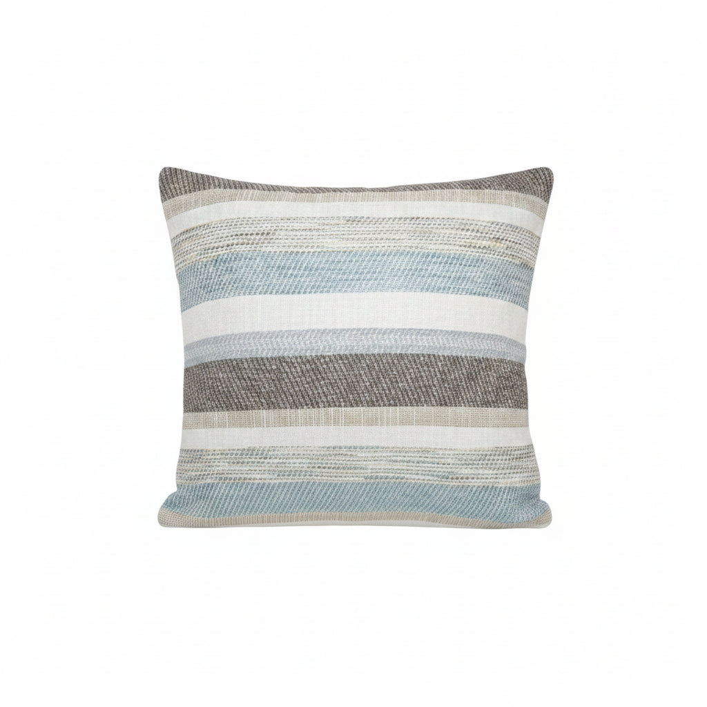 Coral Squares Cushion Range - Duck Egg