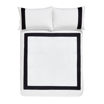 Tailored 100% Cotton Duvet Set - Black Detail . New Lower Price !