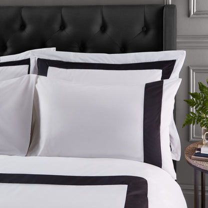 Tailored 100% Cotton Duvet Set - Black Detail . New Lower Price !