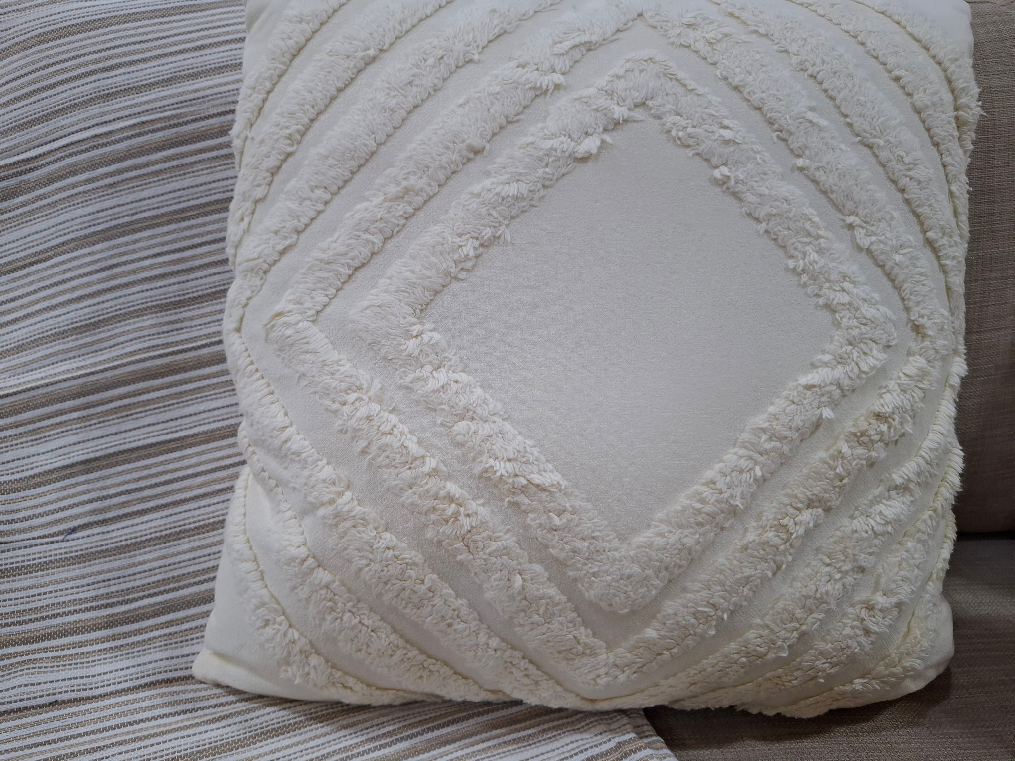 Tufted Diamond Cushion-SALE
