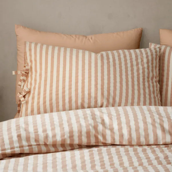 Zanzibar Cotton Rich Duvet Set - Clay