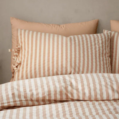 Zanzibar Cotton Rich Duvet Set - Clay